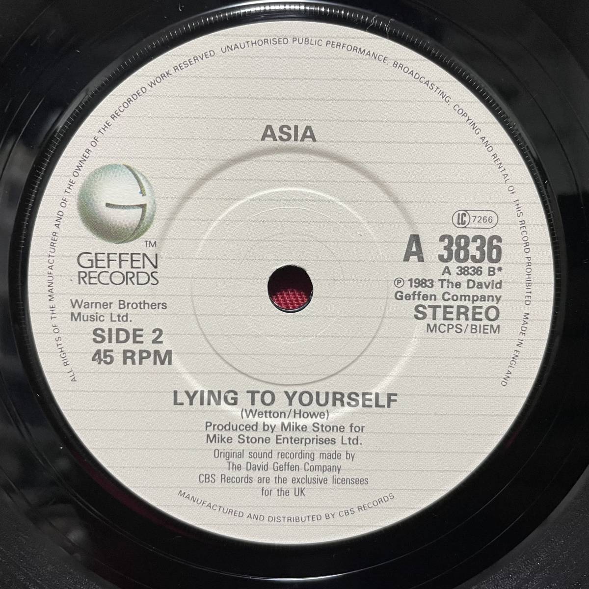 ◆UKorg7”s!◆ASIA◆THE SMILE HAS LEFT YOUR EYES◆_画像5