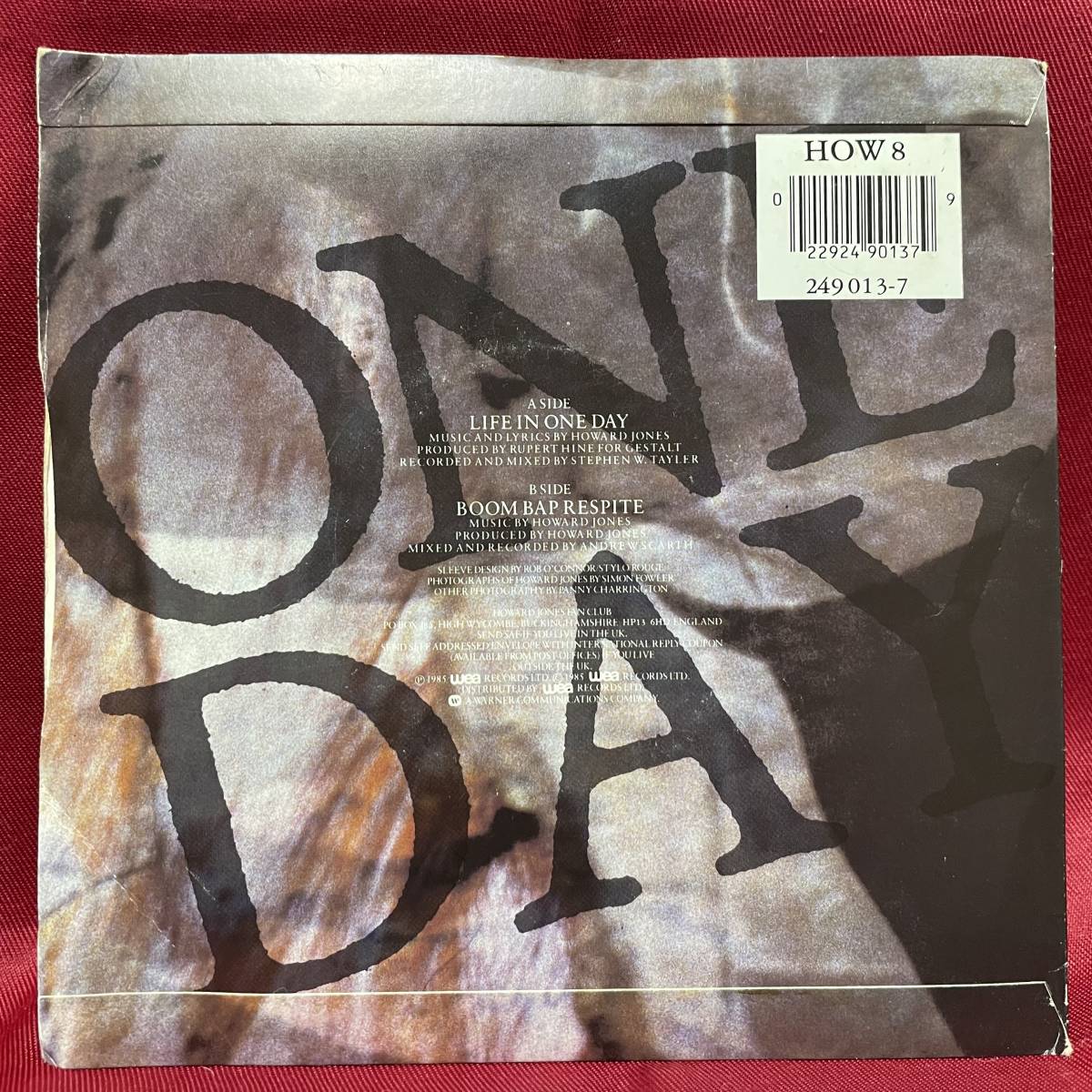 ◆UKorg7”s!◆HOWARD JONES◆LIFE IN ONE DAY◆_画像3