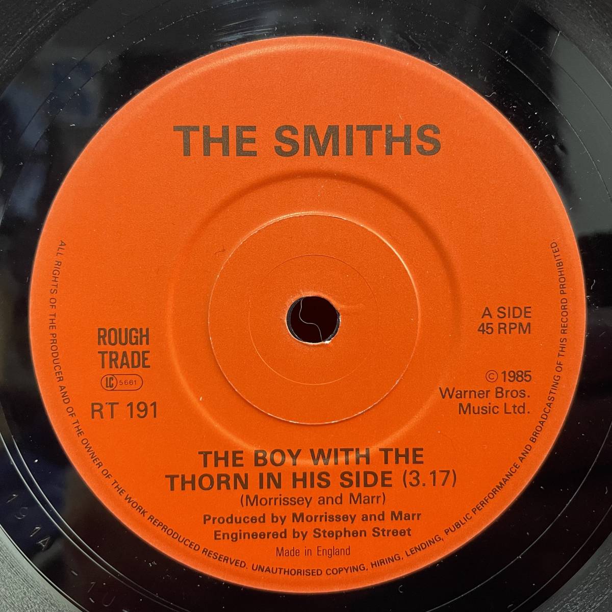 ◆UKorg7”s!◆THE SMITHS◆BOY WITH THE THORN IN HIS SIDE◆_画像4