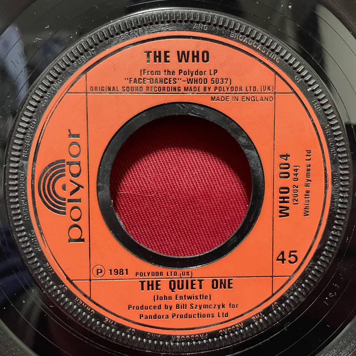 ◆UKorg7”s!◆THE WHO◆YOU BETTER YOU BET◆_画像2