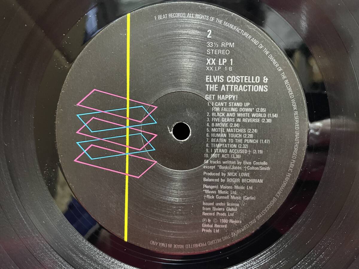 ◆UKorg盤!◆ELVIS COSTELLO & THE ATTRACTIONS◆GET HAPPY!!◆_画像8