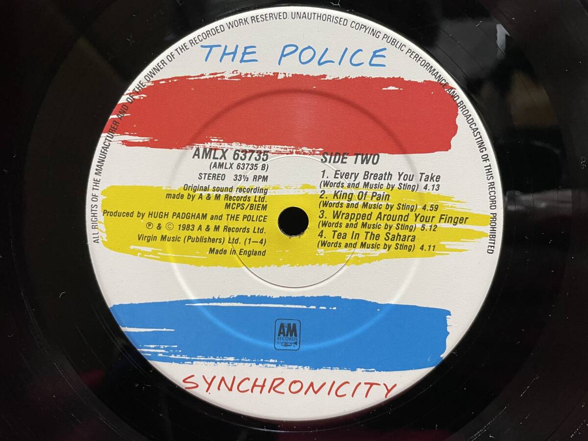 ◆難あり◆UKorg盤!◆THE POLICE◆SYNCHRONICITY◆_画像8