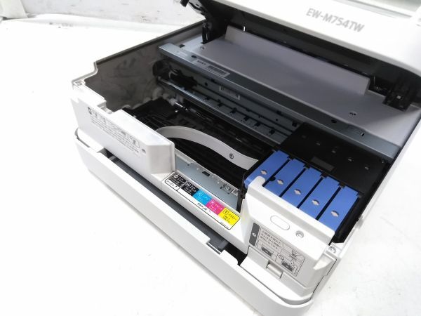 ♪動作品 EPSON EW-M754TW A4 インクジェット複合機 プリンター I022404G @140♪_画像5