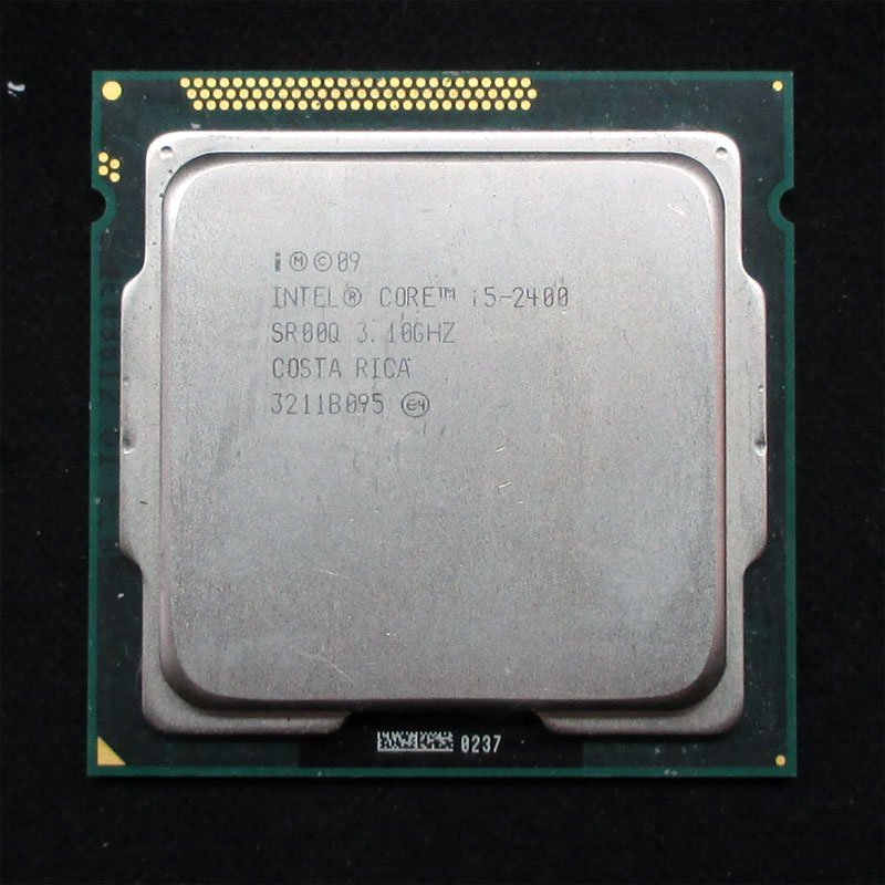 【送料無料】 第2世代CPU 動作確認済 LGA1155 ★ INTEL SR00Q Core i5-2400(3.1GHz/4コア/4スレッド/Sandy Bridge) #697-K_画像1