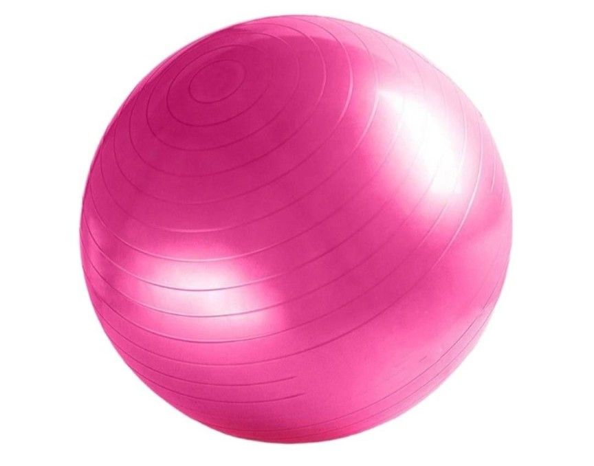 バランスボール 55cm ダイエット ヨガボール  フィットネス トレーニング　ピンク