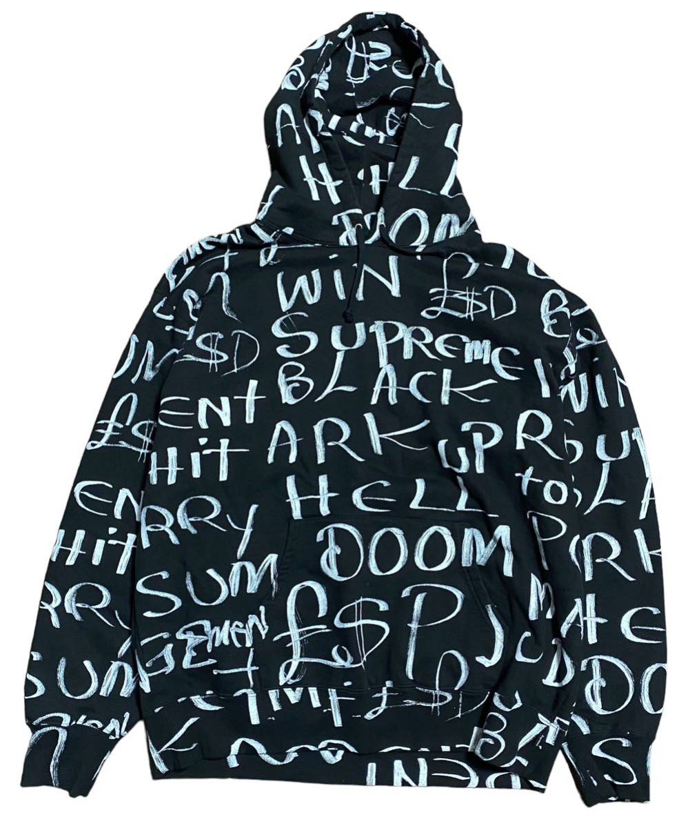 20aw SUPREME Black Ark Hooded Sweatshirt シュプリーム ブラック アーク プルオーバー パーカー 黒 XLす