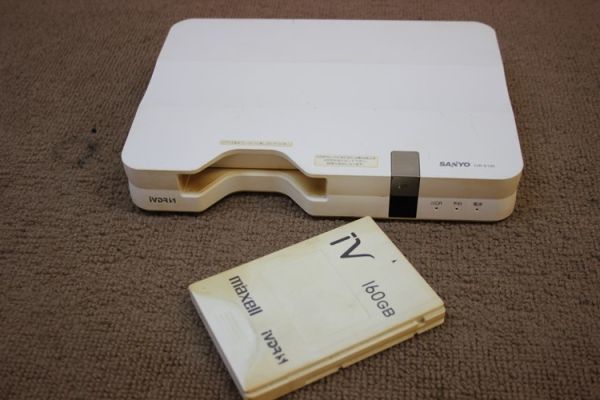 SANYO IVR-S100M IVレコーダー maxell iDVRS 160GB ジャンク 管23180_画像1