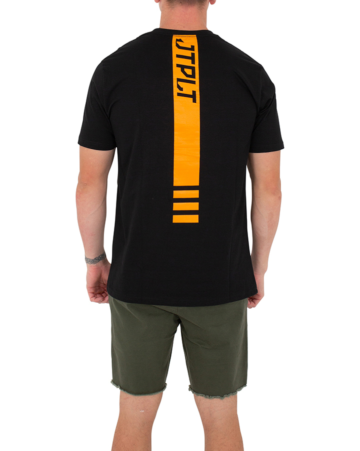 ジェットパイロット JETPILOT Tシャツ セール 40%オフ 送料無料 バックヒッツ Tシャツ S20668 ブラック/オレンジ L_画像3