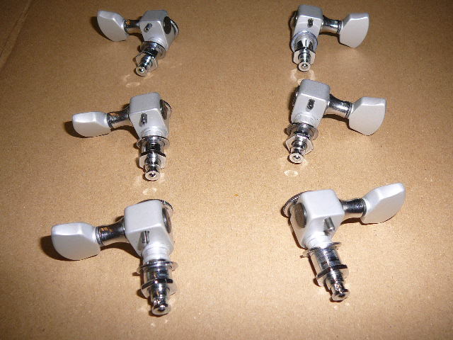 SPERZEL ( スパーゼル ) Trim-Lok 3x3 Locking Guitar Tuners Satin Chrome　中古品　レターパックプラス送料込_画像4