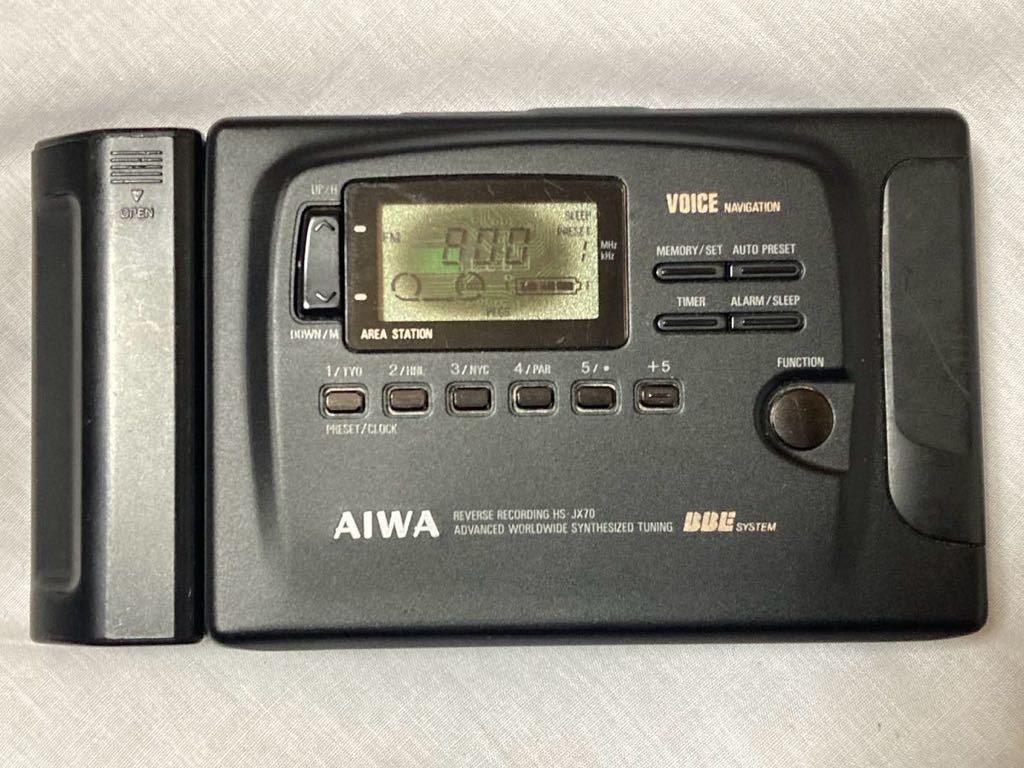 AIWA HS-JX70 カセットウォークマン カセットプレーヤー ジャンク_画像2