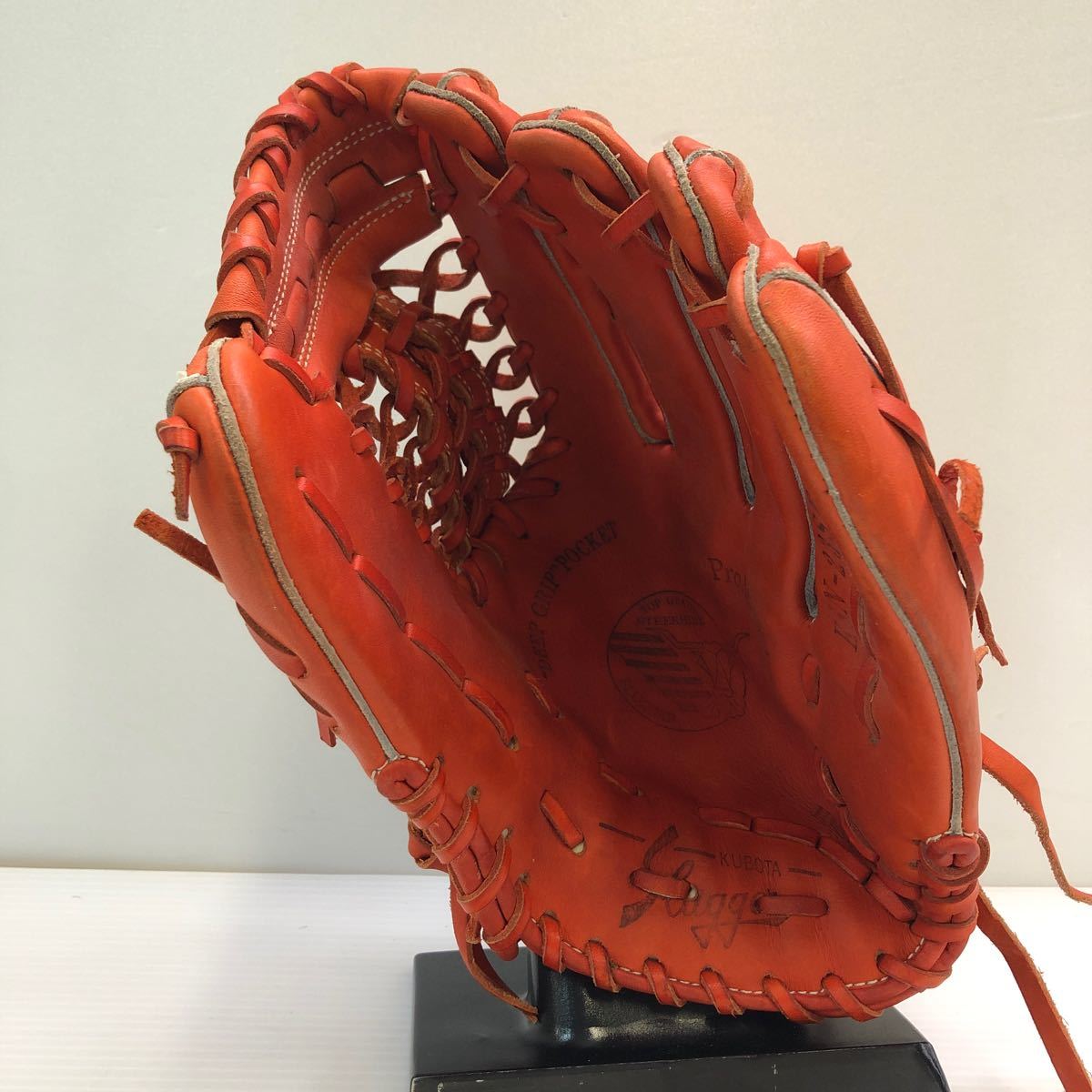 G-9203 久保田スラッガー KUBOTA SLUGGER 軟式 外野手用 KSN-23SE グローブ グラブ 野球 中古品 _画像3