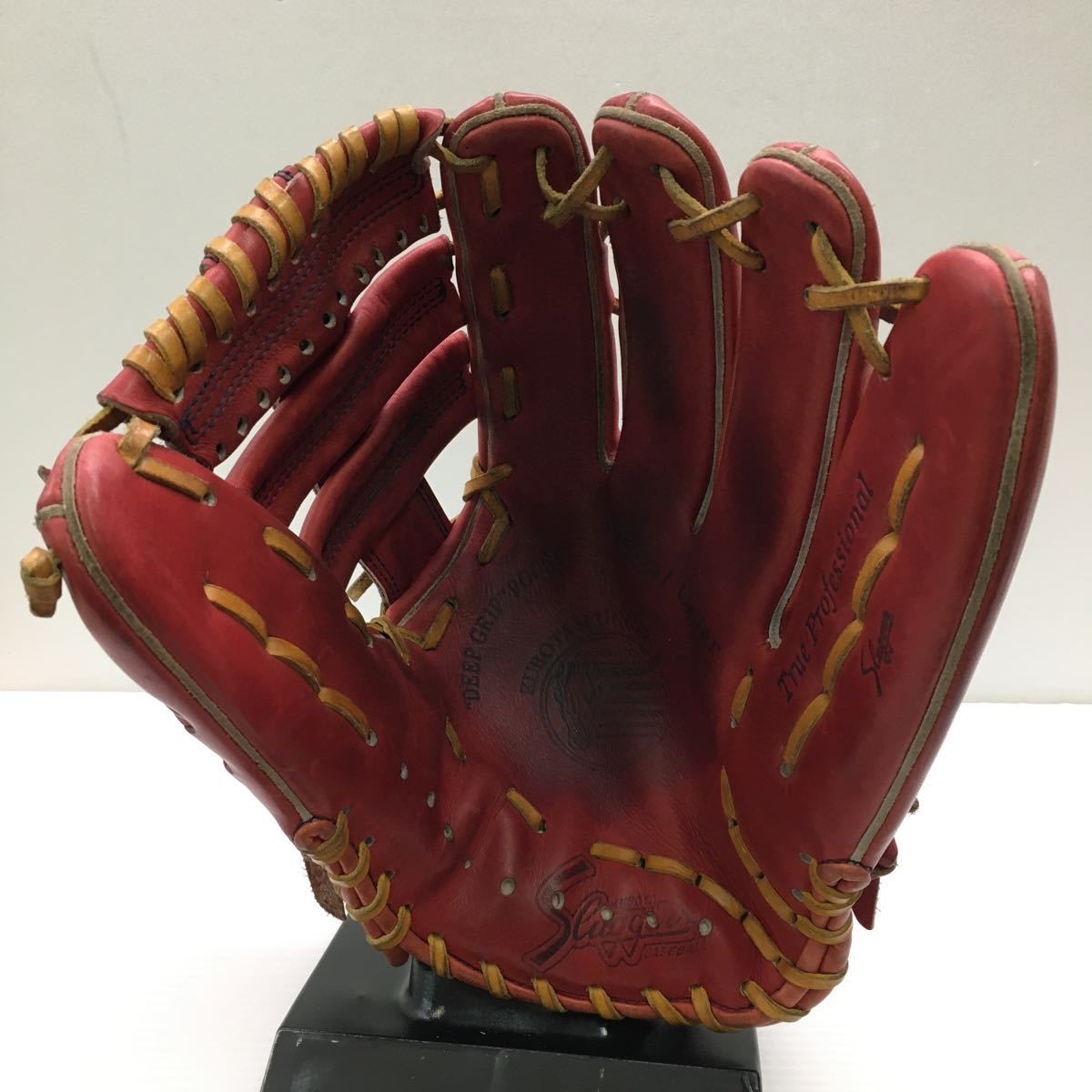 G-9218 久保田スラッガー KUBOTA SLUGGER 軟式 外野手用 グローブ グラブ 野球 中古品 刺繍入り_画像3