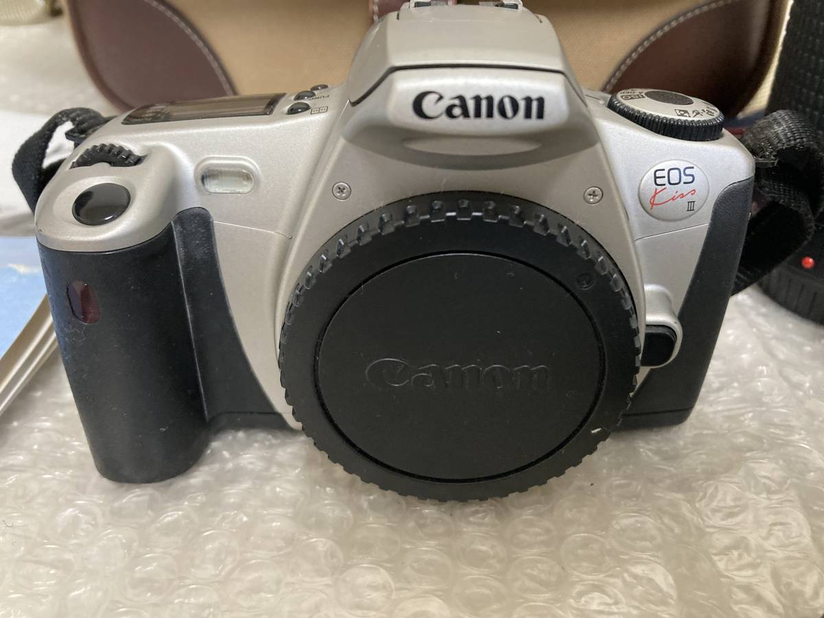 美品 中古品 Canon キャノン 一眼レフカメラ EOS Kiss Ⅲ レンズ カメラバッグ ストラップ セット Canon 75‐300㎜ 28‐80㎜ 写真参照_画像2