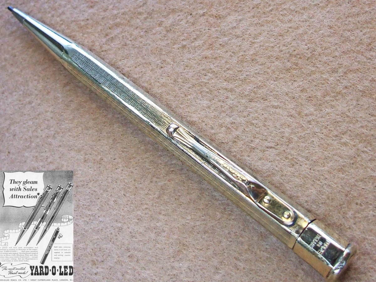 ◆レアシェイプ◆1940年代製 Yard-O-Led 6角ゴールドペンシル イギリス◆ 1940's Yard-O-Led 6 sided Rolled Gold Pencil UK◆_画像6