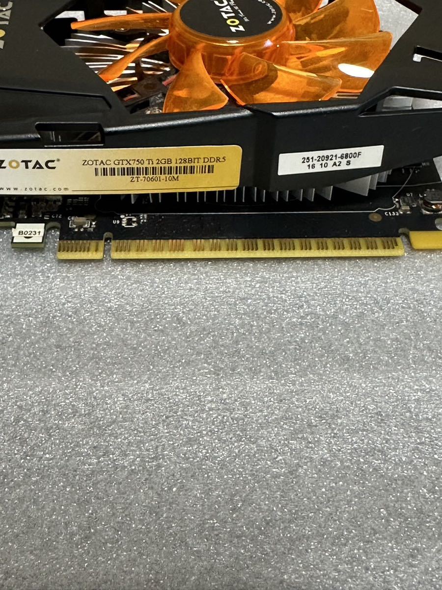 ZOTAC GeForce GTX 750 Ti 2GB グラフィックスボード ※現状品_画像8