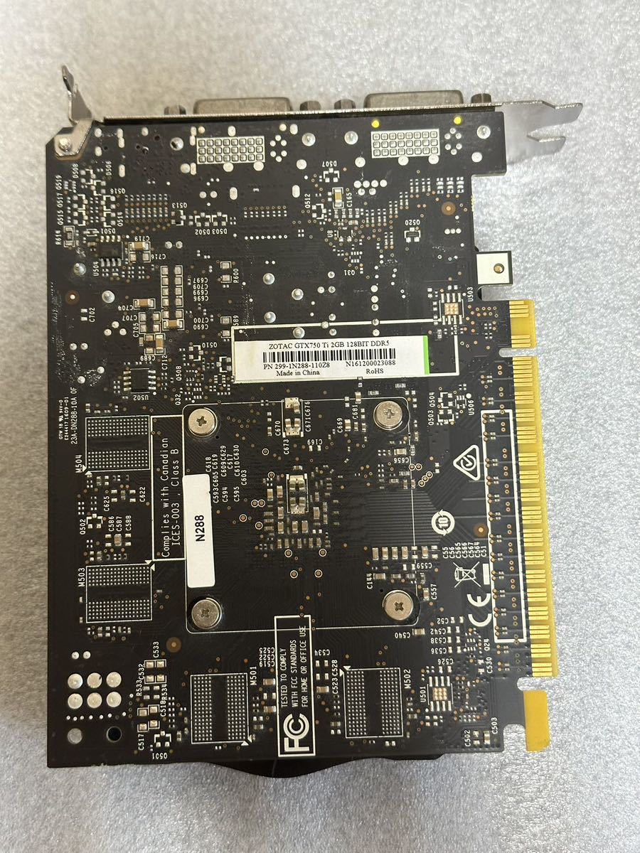 ZOTAC GeForce GTX 750 Ti 2GB グラフィックスボード ※現状品_画像7