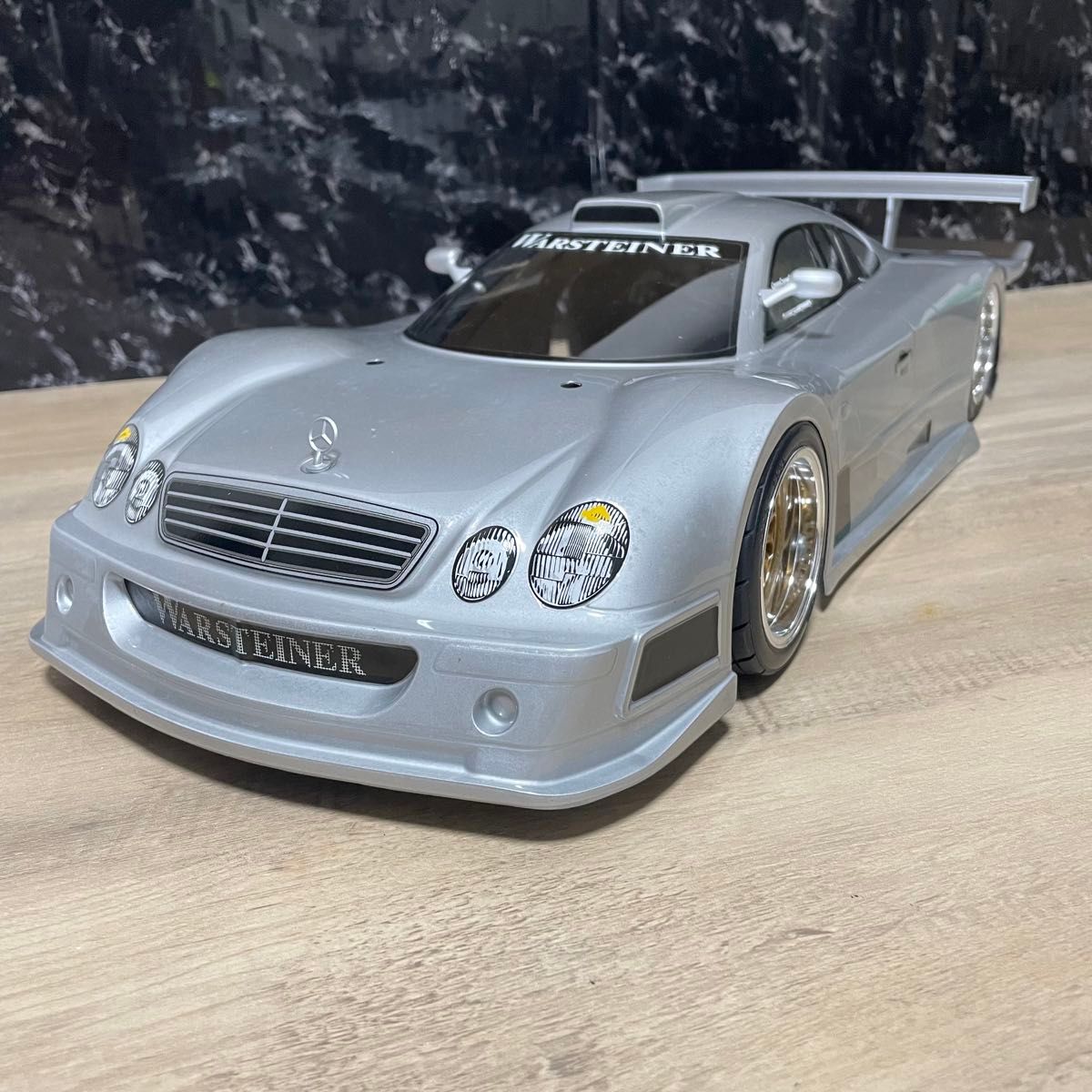 タミヤ　メルセデスベンツ　clk gtrラジコンボディー　1/10 ボディ 塗装済