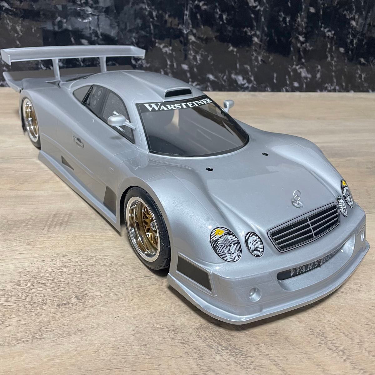 タミヤ　メルセデスベンツ　clk gtrラジコンボディー　1/10 ボディ 塗装済