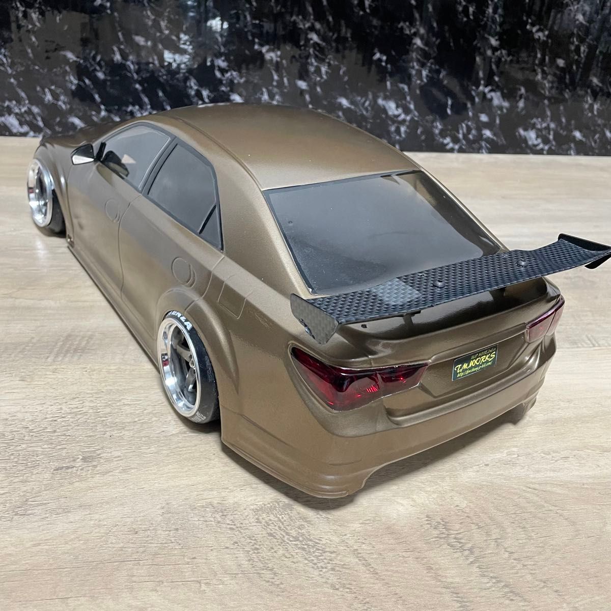 ヨコモ トヨタ マークx ドリフト 1/10 ラジコン ボディ rc 完成 ヨコモ トヨタ マークx ドリフト 1/10 ラジコン ボディ rc 完成