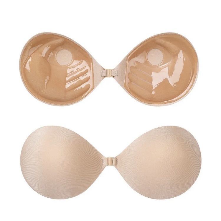 3D立体 ５倍盛り シリコンブラ ヌーブラ Cカップ 激盛り nubra 水着 ビキニ コスプレ ドレス 育乳 バストメイク バストアップ 匿名発送！_画像8