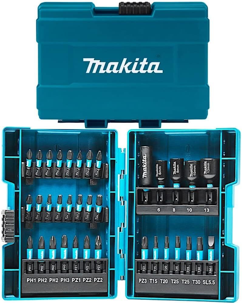 マキタ(Makita) インパクトドライバー用 ビット ソケット 35本 セット 六角軸6.35㎜シャンク ケース付 E-0663_画像1