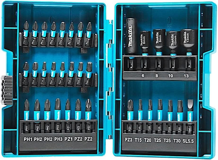 マキタ(Makita) インパクトドライバー用 ビット ソケット 35本 セット 六角軸6.35㎜シャンク ケース付 E-0663_画像2