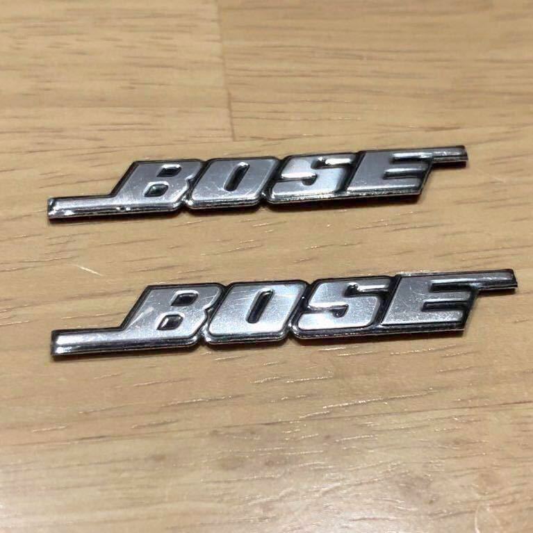 BOSE スピーカーエンブレム ２個セット ボーズ ステッカー ロゴ ニッサン トヨタ ホンダ マツダ ダイハツ ノート BMW アウディ ベンツ_画像2