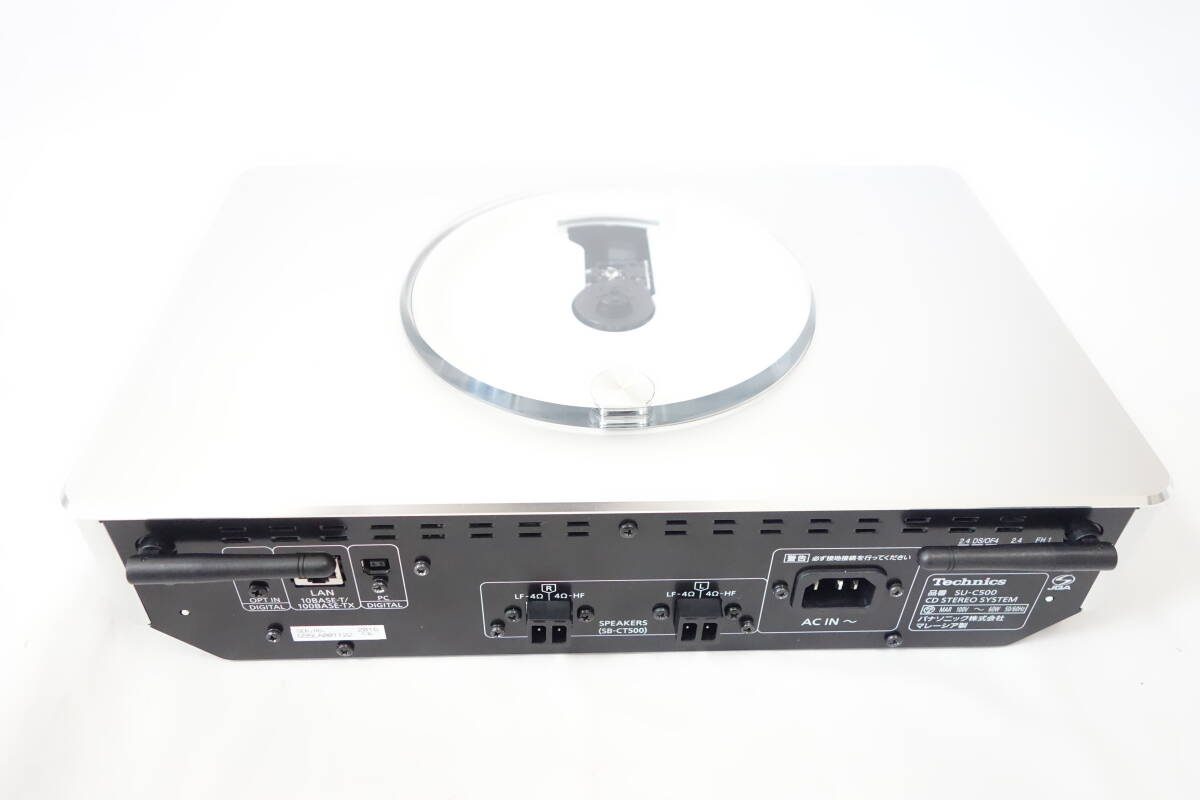 ☆美品☆ Panasonic パナソニック Technics テクニクス CDステレオシステム ミニコンポ SC-C500-S 国内正規品_画像4