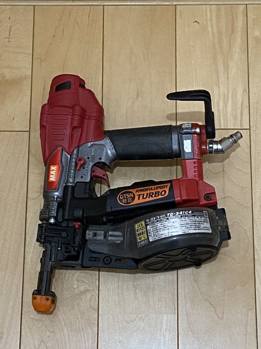 マックス MAX TD-341G4 常圧 タ-ボドライバ- 中古 1 - エア釘打機 マックス MAX TD-341G4 常圧 タ-ボドライバ- 中古 1 - エア釘打機