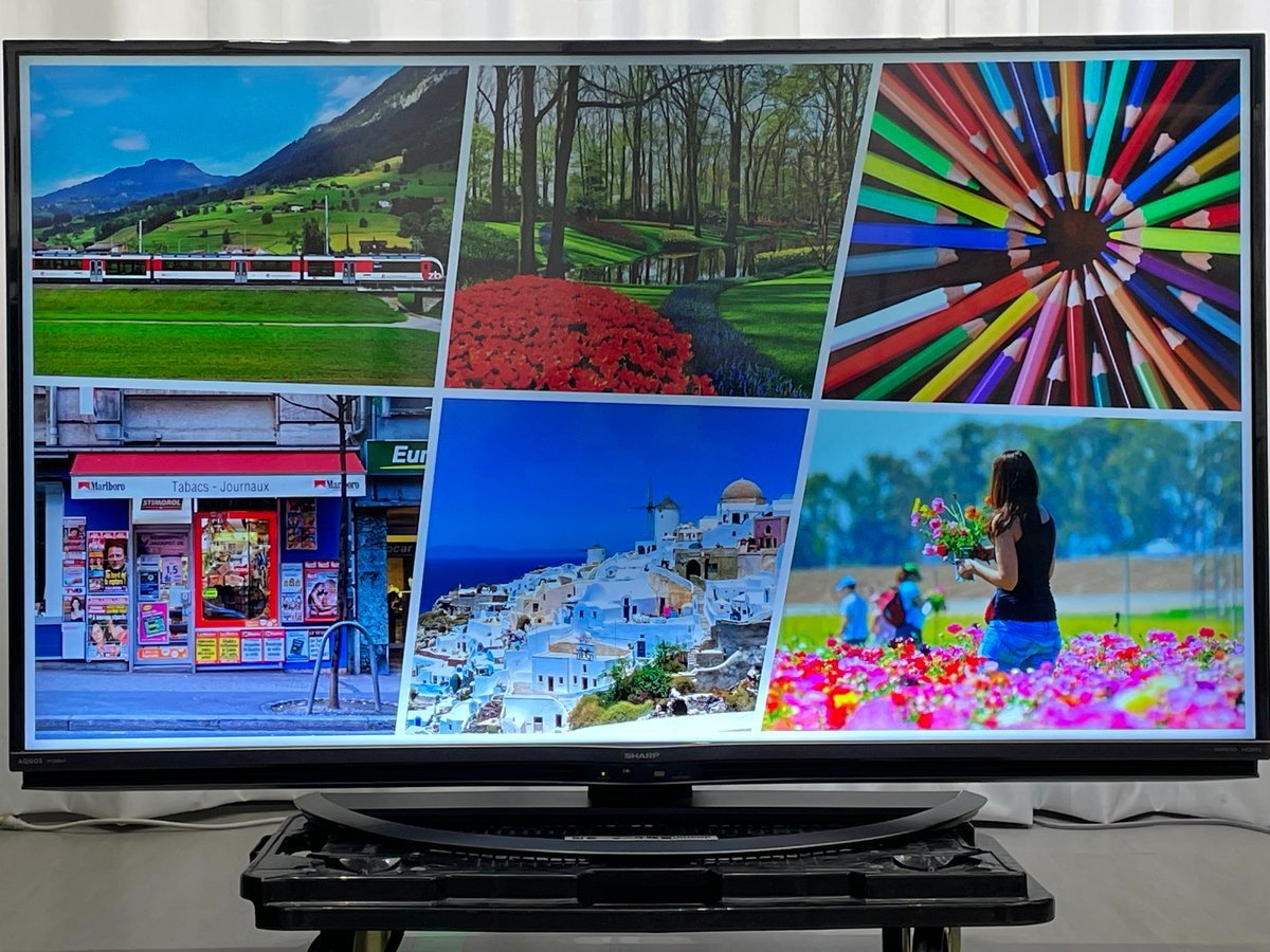 50インチ液晶4Kテレビ SHARP 4T-C50AJ1(2018年製造)HDR/WIFI/ ■シャープ AQUOS★Joshin(ジャンク)0293●1円開始・直接引渡可_画像1