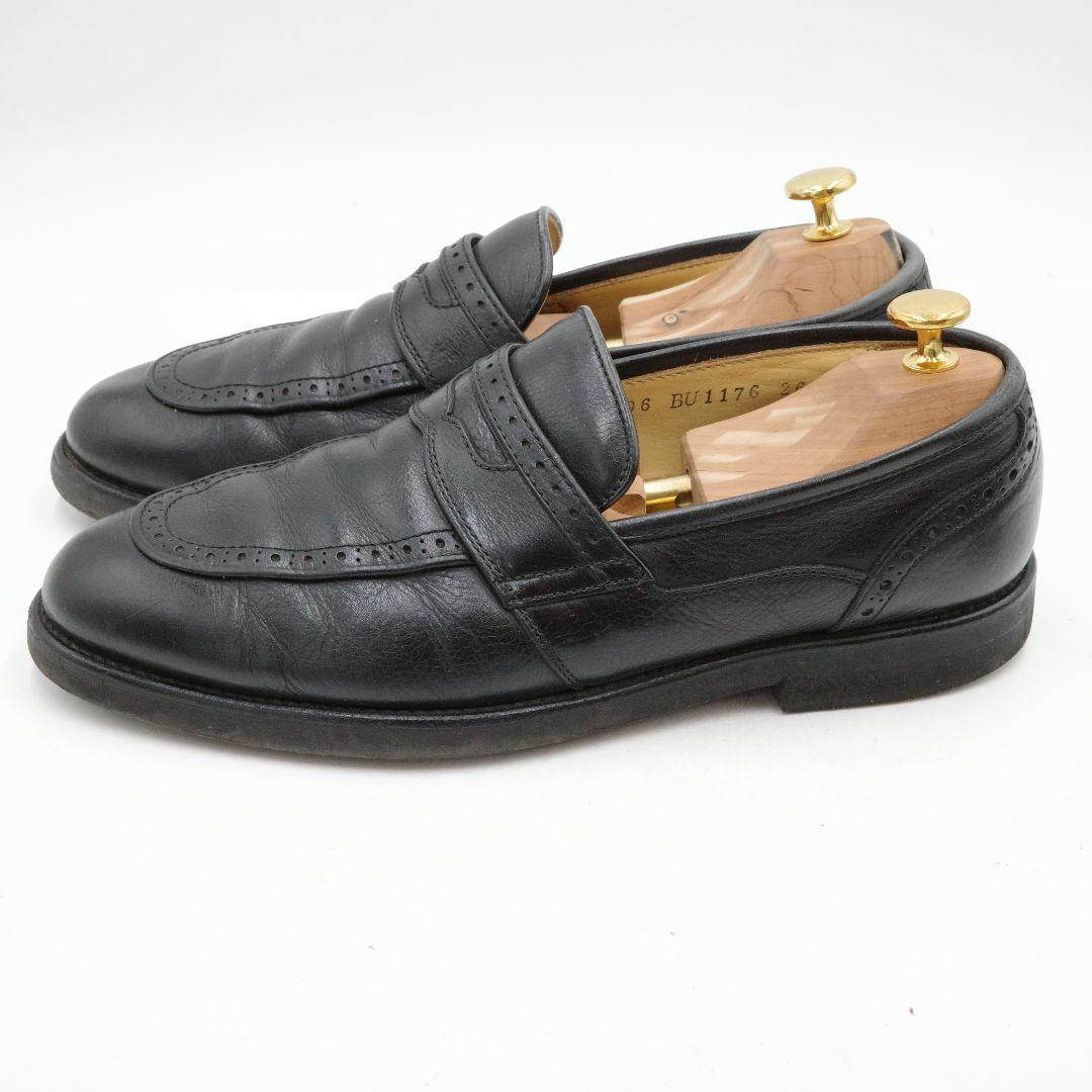 Burberrys バーバリー レザーシューズ 26cm ブラック ノバチェック 日本製 高級靴 正規品_画像2