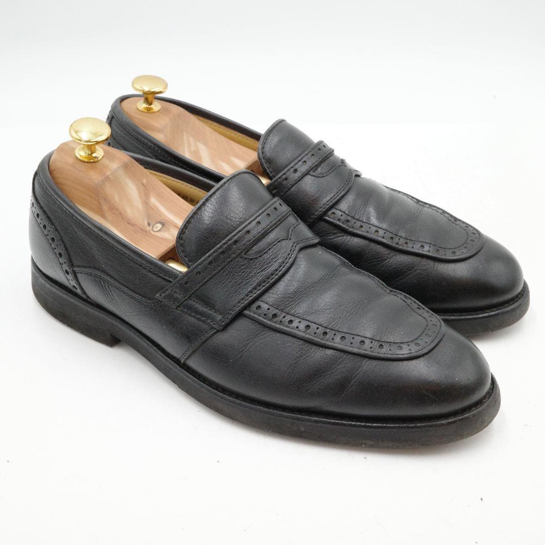 Burberrys バーバリー レザーシューズ 26cm ブラック ノバチェック 日本製 高級靴 正規品_画像8
