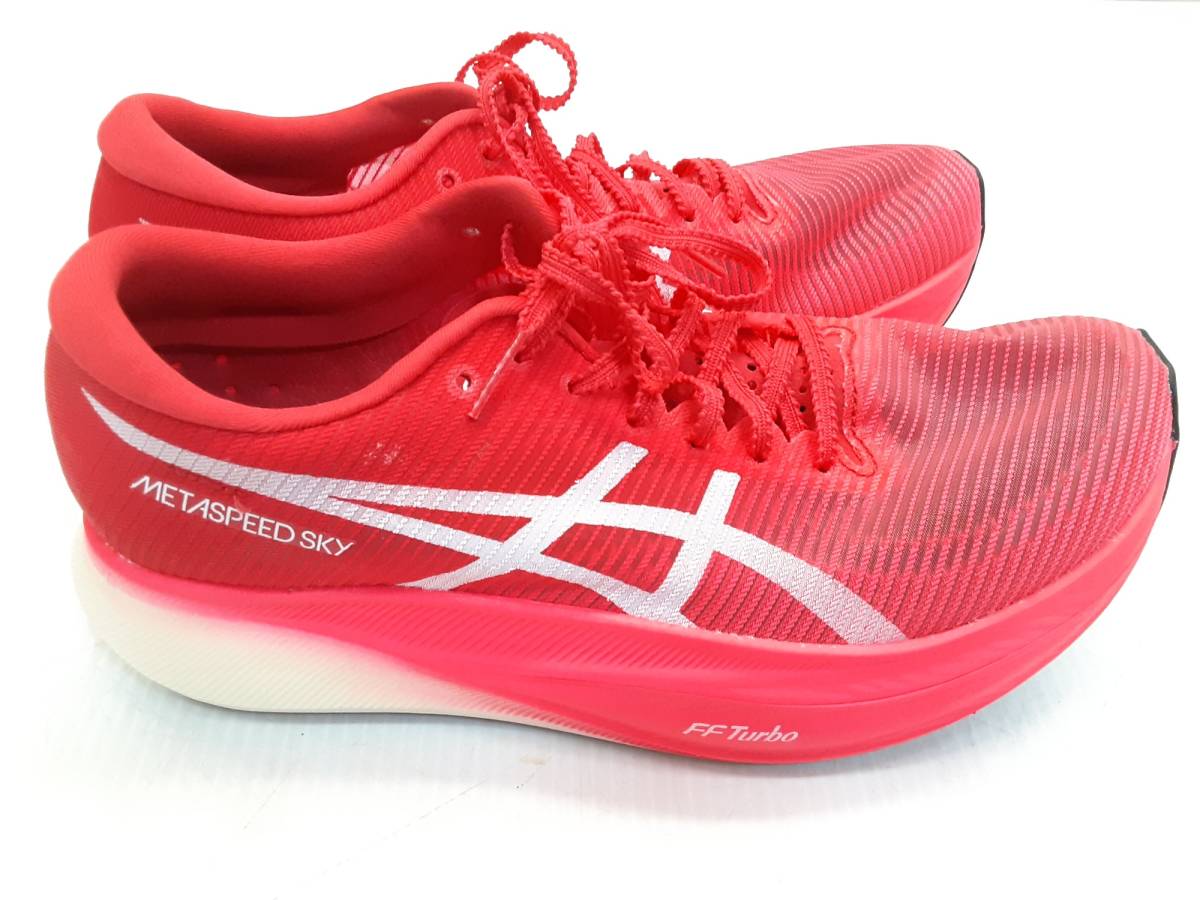 §　B47787　asics　アシックス　METASPEEDSKY+　1013A115-700　サイズ25.5㎝　Diva Pink/White　未使用に近い美品_画像4