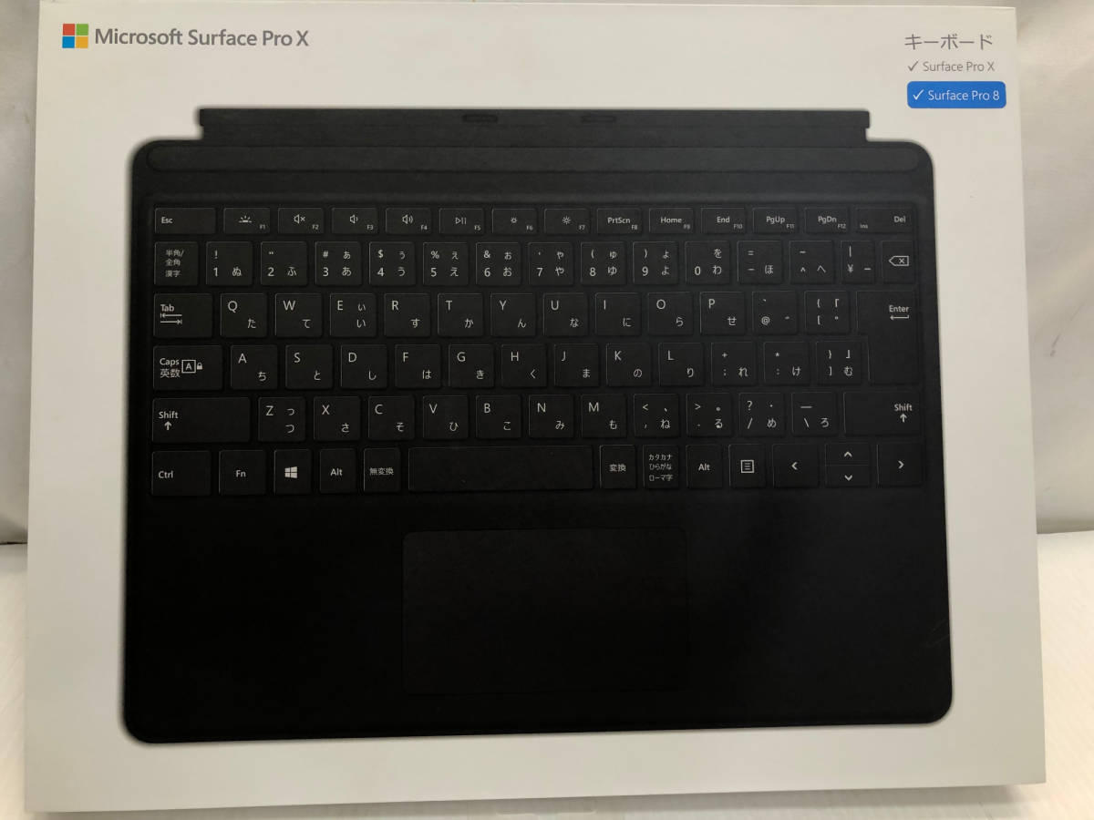 § B27791 Microsoft マイクロソフト Surface サーフェイス Pro X プロ 専用キーボード ブラック 中古良品_画像6