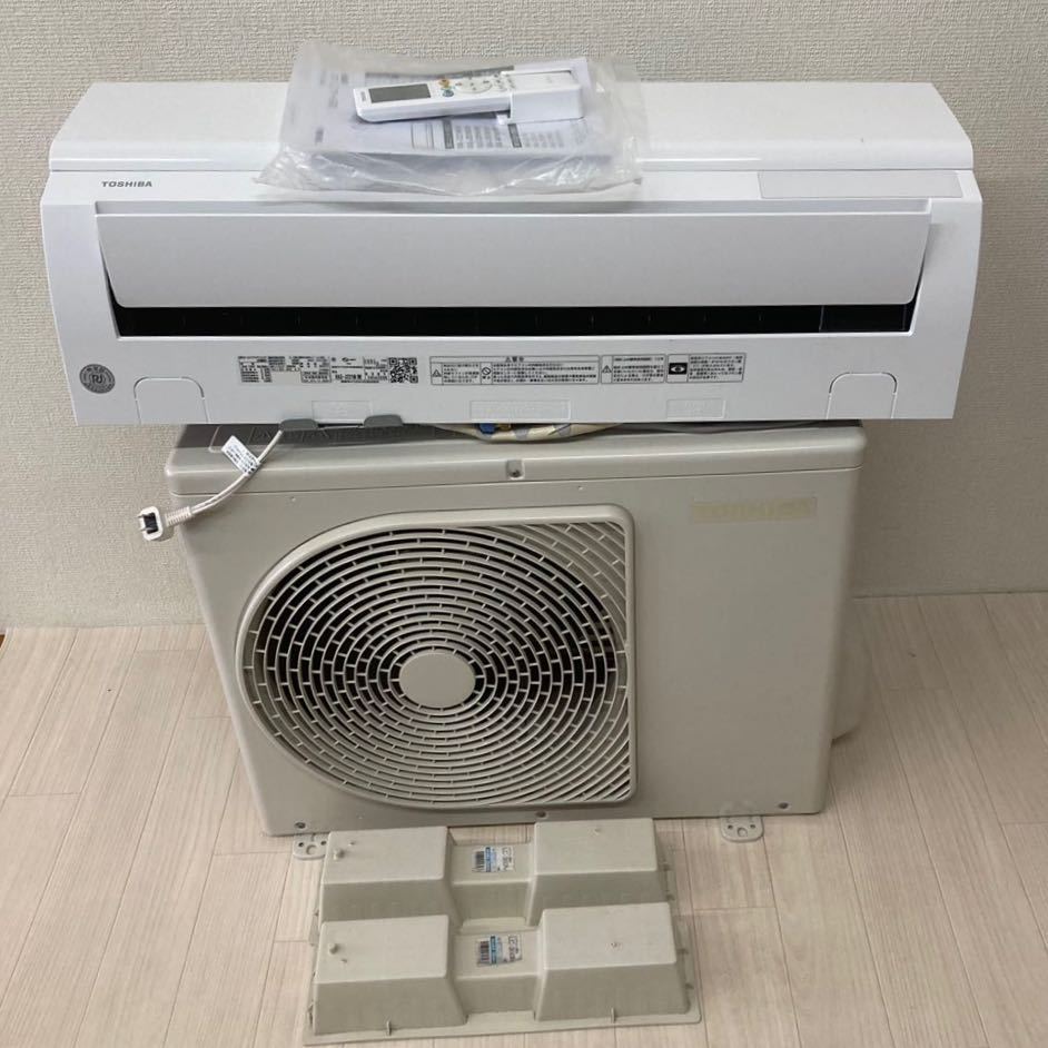 東芝 2022年製 TOSHIBA J-Mシリーズ エアコン おもに6畳用 6畳～9畳 2.2kW 100V 除湿 暖房 冷房 RAS-J221M _画像1