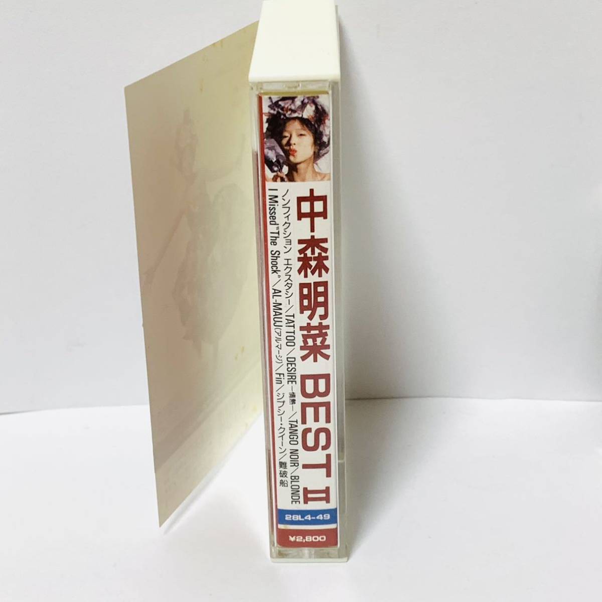 中森明菜　Best Ⅱ　ベスト　邦楽　カセット テープ　レトロ　60202tm_画像3