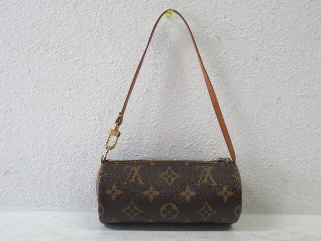 ◆S95.LOUIS VUITTON ルイヴィトン モノグラム パピヨン付属 ポーチ/中古_画像2