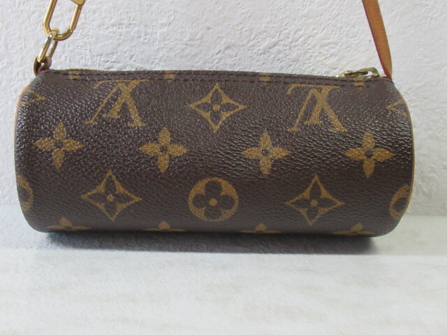 ◆S95.LOUIS VUITTON ルイヴィトン モノグラム パピヨン付属 ポーチ/中古_画像3