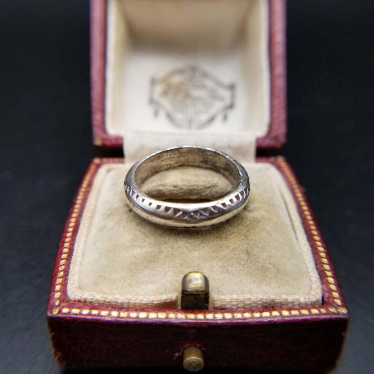  Navajo sterling silver American Vintage ring silver wedding ring ethnic Native American n band ring 