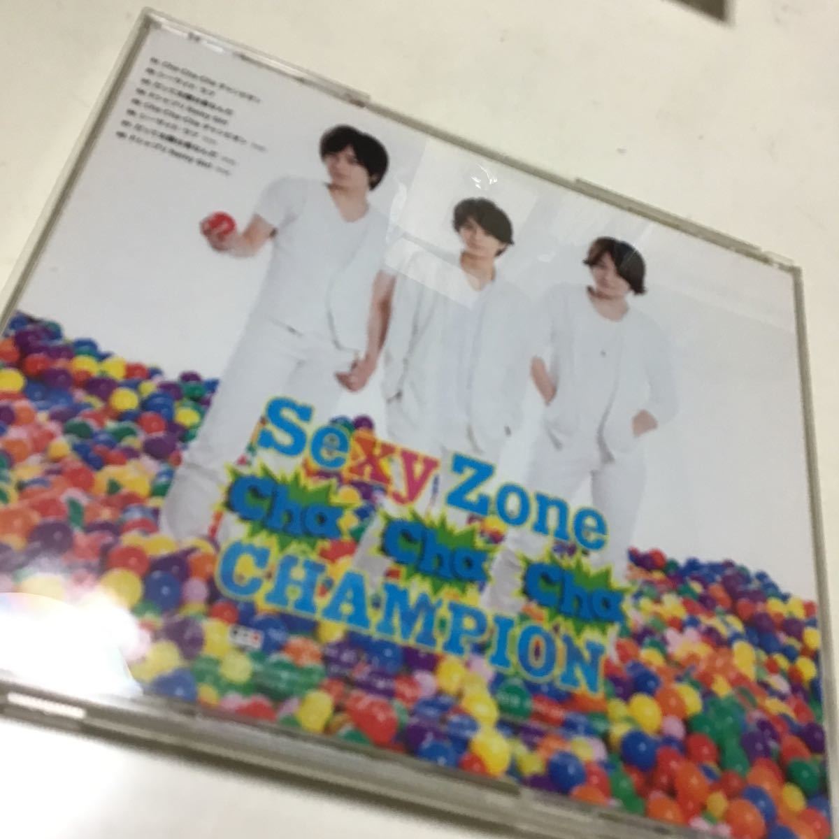 【合わせ買い不可】 Cha-Cha-Cha チャンピオン CD Sexy Zone_画像3