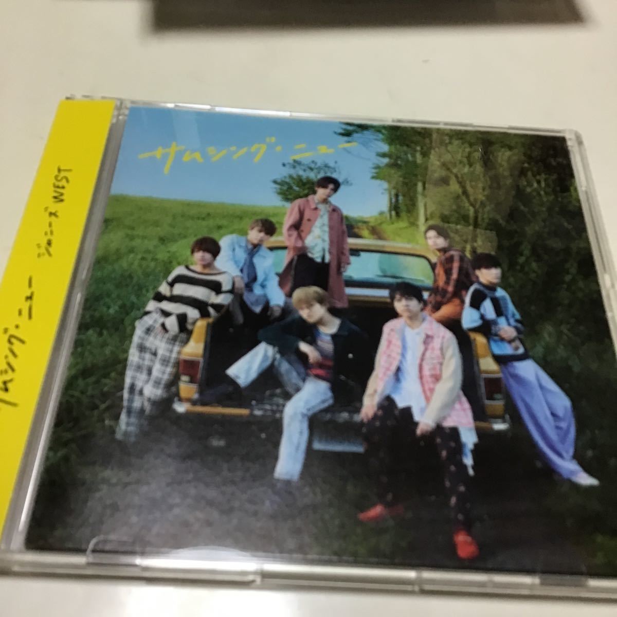 通常盤 (初回プレス/取) ジャニーズWEST CD/サムシングニュー 21/5/5発売　盤面良好_画像1