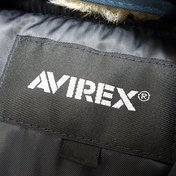 AVIREX アヴィレックス 新品 定3.5万 高機能中綿THERMOLITE エコファー切替 中綿入り パディングジャケット 3252060 120 L ▲064▼kkf016us_画像7