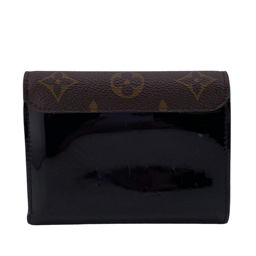 LOUIS VUITTON/ルイヴィトン ビトン M61912 ポルトフォイユ・チェリーウッド モノグラム レザー 三つ折り財布 ブラウン ブランド