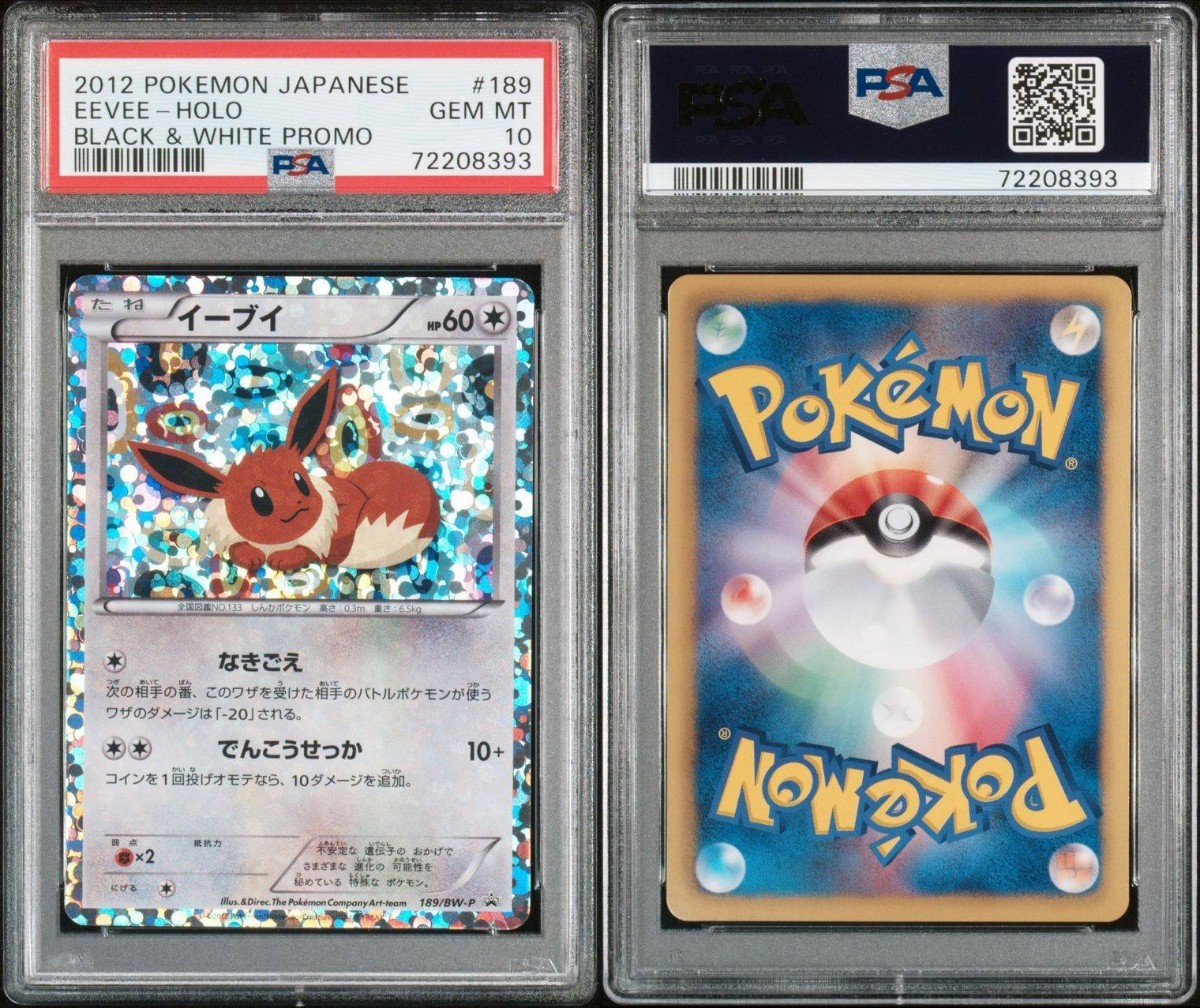 PSA10 ポケモンカード イーブイ BWプロモ キラ 189/BW-P Pokemon Japanese EEVEE Holo Promo イーブイコレクションファイル_画像3