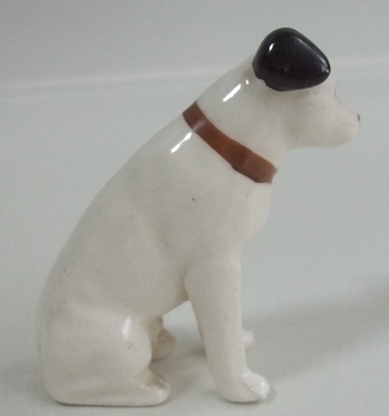 昭和レトロ Victor ビクター ニッパー犬 陶器製 人形 置物 非売品 企業物_画像3