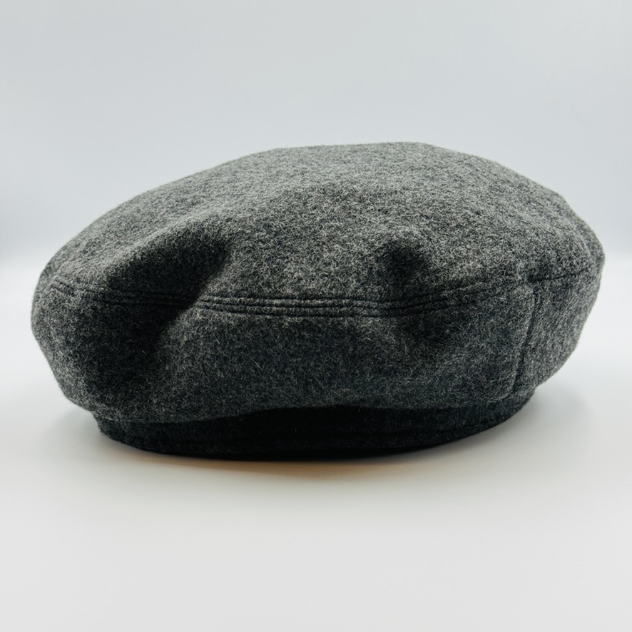 美品 HERMES エルメス ベレー帽 カシミア100% グレー サイズ57cm フランス製