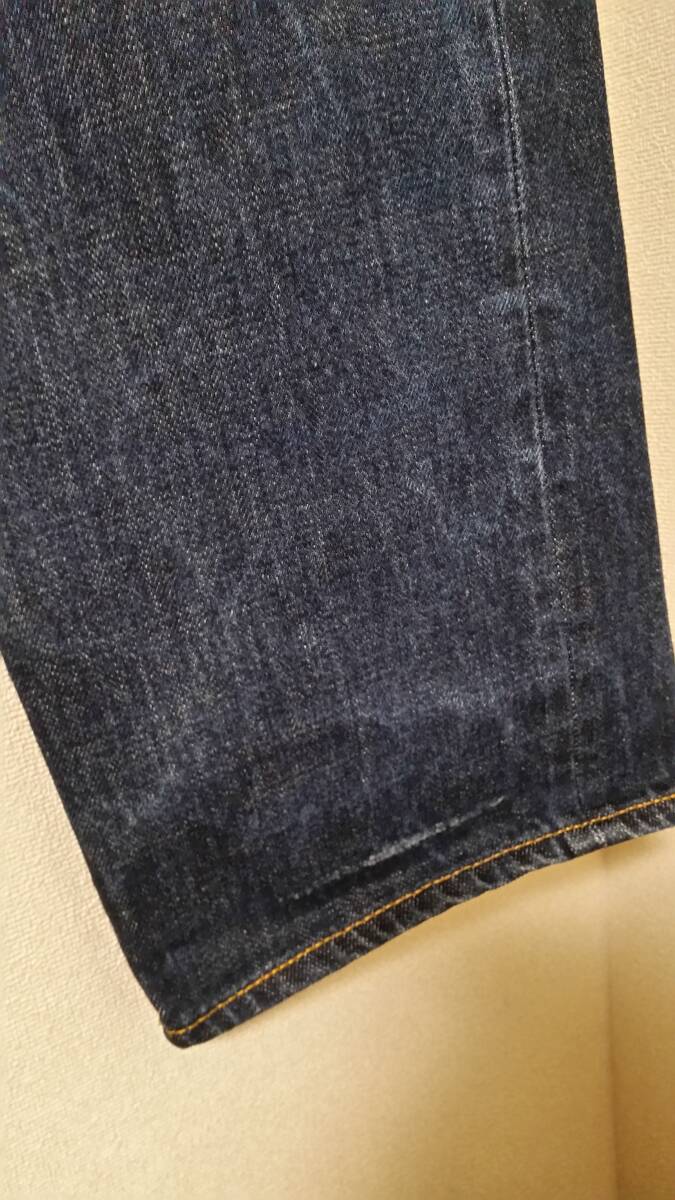 レア MADE IN USA Supreme シュプリーム Washed Slim Jean Denim Pant w30 スリム ジーンズ デニムパンツ セルビッチ ヒゲ落ち ダメージ　 _画像3