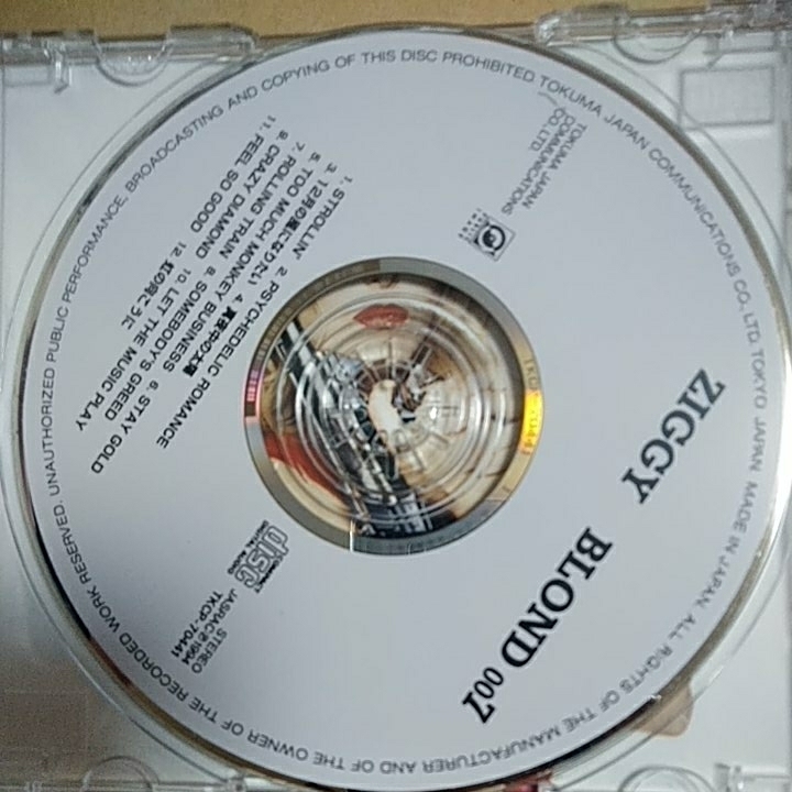 ブロンドセブン　BLOND007/ZIGGY ジギー　CD　　　　,J_画像2