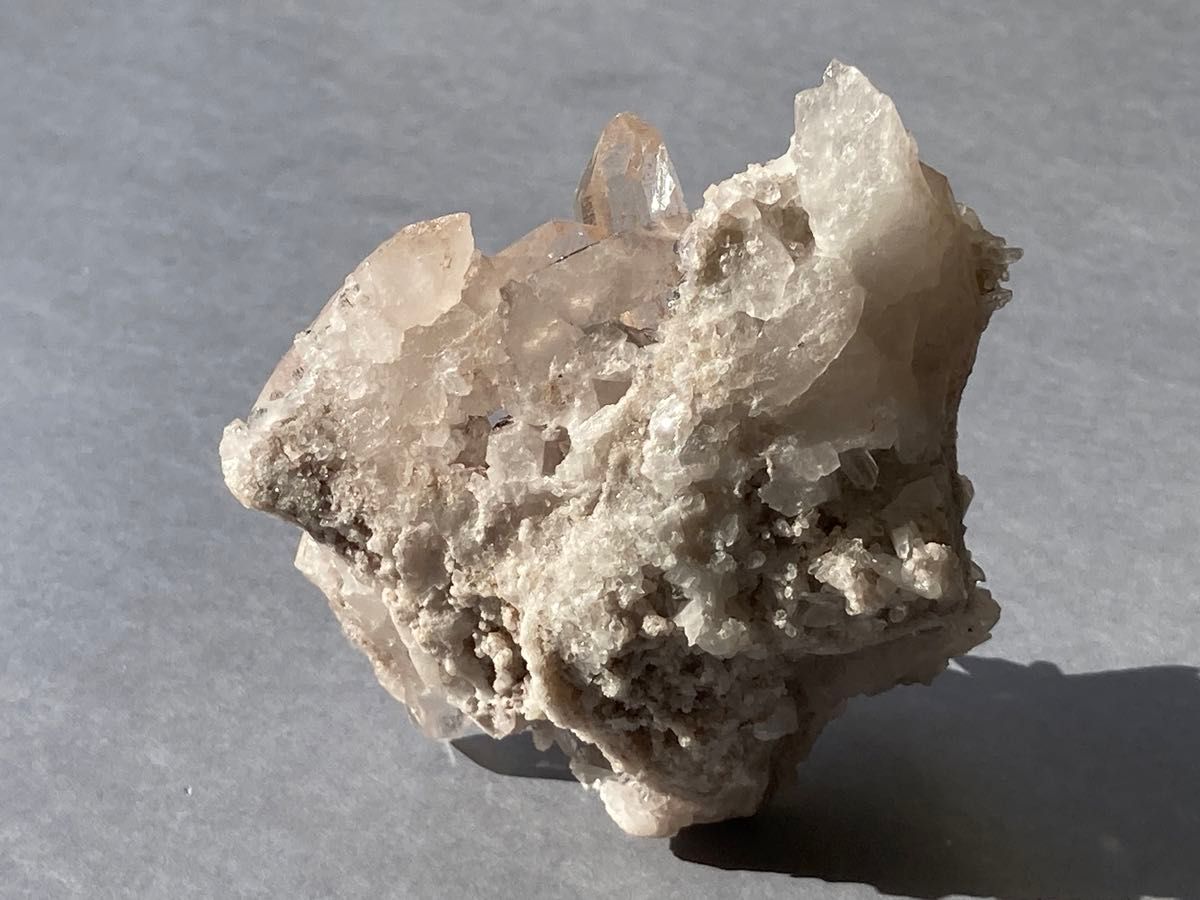 ヒマラヤ水晶　クラスター　原石　マニカラン　天然石　鉱石　虹入
