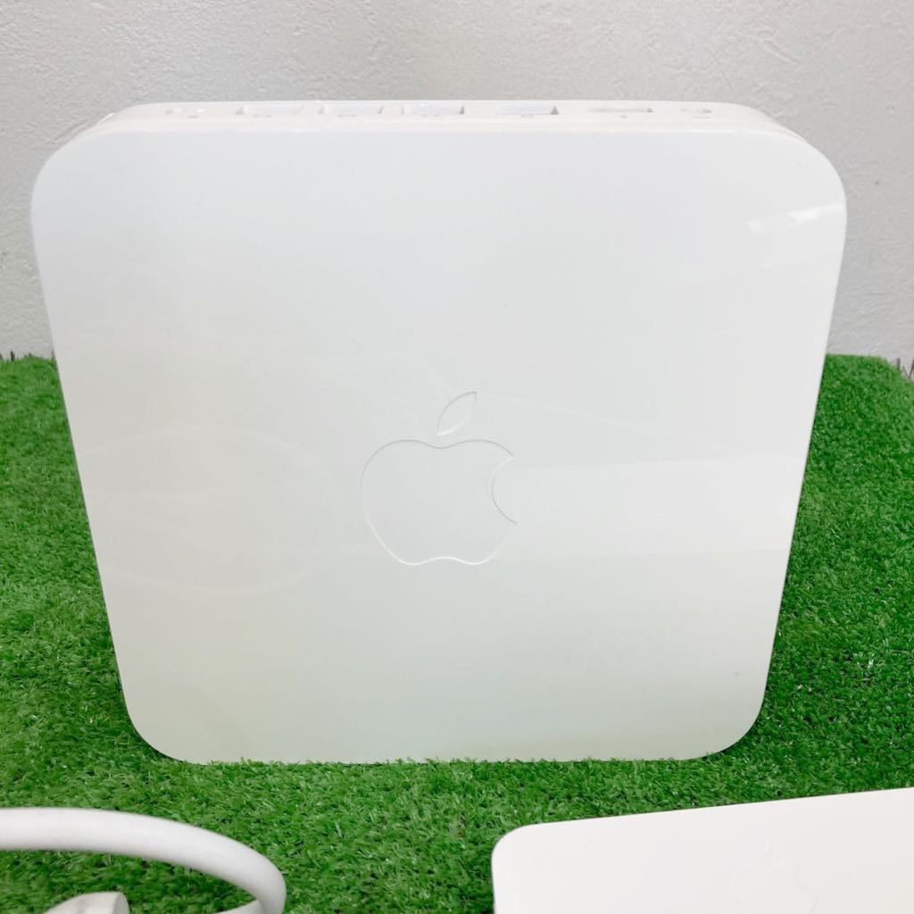 Apple Air Mac Extreme Base Station A1408 通電のみ確認 ACアダプター付属 領収書 2489の画像2